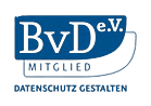 Berufsverband der Datenschutzbeauftragten Deutschlands (BvD) e.V. Logo